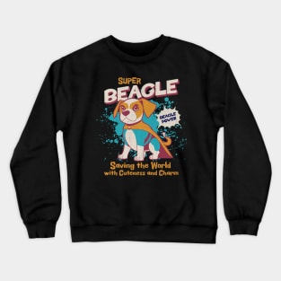 Superhero Beagle Crewneck Sweatshirt